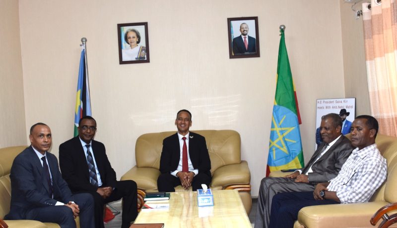 CTSAMVM visited the Ambassador of the Federal Republic of Ethiopia at the Ethiopian Embassy in Juba on 17 May 2024