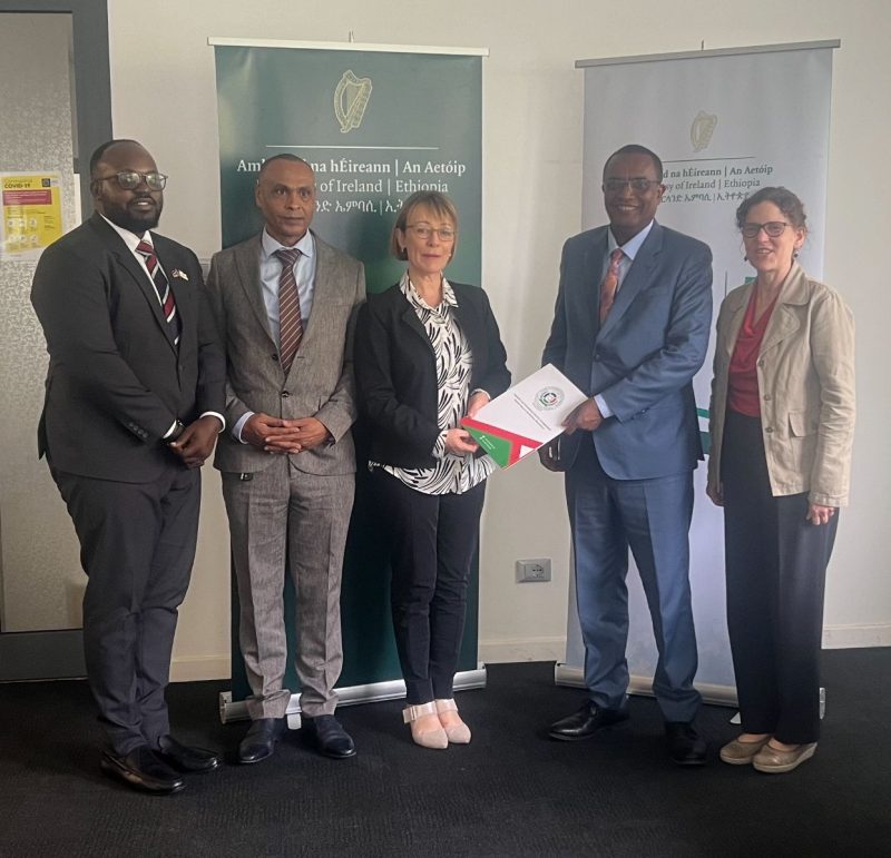 CTSAMVM officials paid a courtesy visit to Her Excellency Ambassador Nicola Brennan, the Ambassador of Ireland to Ethiopia and South Sudan in Addis Ababa